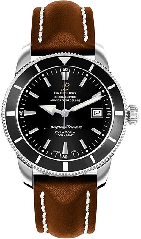 breitling superocean heritage leather strap